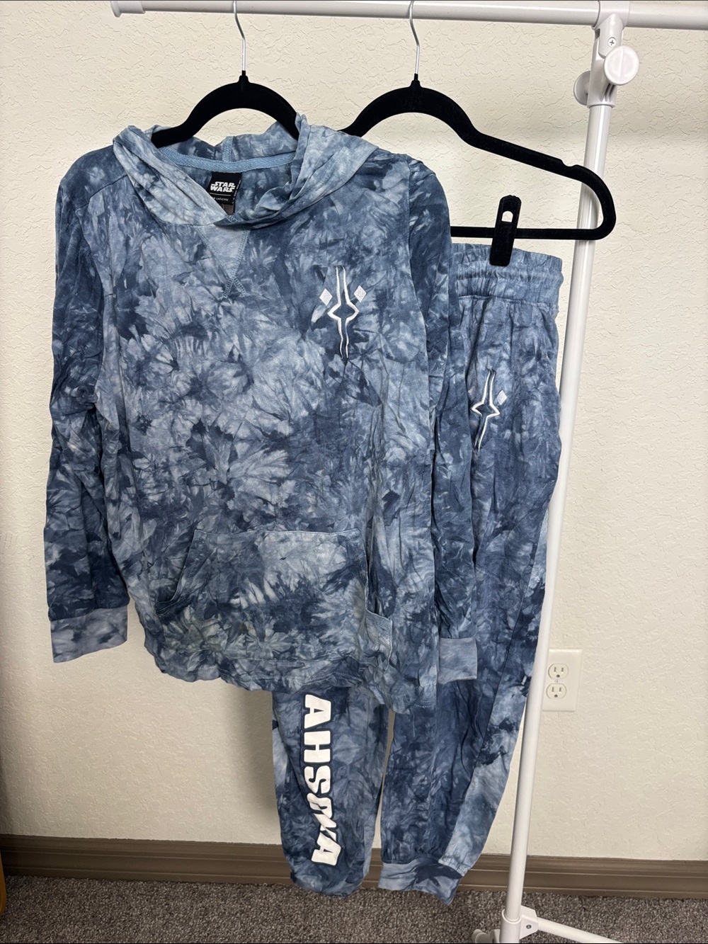 Star Wars Blue Tie-Dye Hoodie & Jogger Set